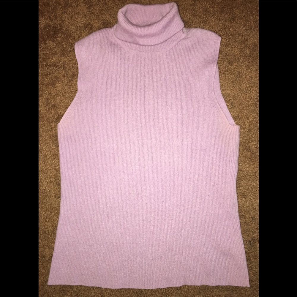 Lavender Turtleneck Tank